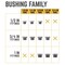 B & K STZ Industries 1/2 in. MIP each X 3/8 in. D FIP Black Malleable Iron Hex Bushing 310UPB-1238 - alternate 3